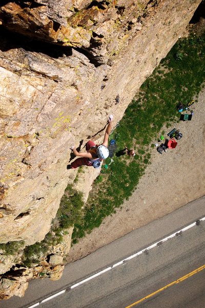 Pretty unique position over the road. May 2015. 