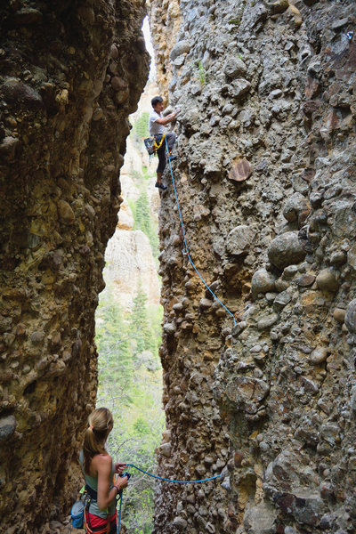 Paul getting his climb on