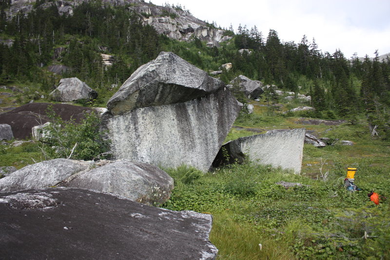Some of the boulders 