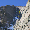 Hi Mike, Pretty good pic of Dark Star (Dumais guide called it Right Side Chimney). To the right on the edge of the shadow there are a series of flakes, ledges & corners that break into the sunlight. I believe that is the route Culp & Duncan did. Unnamed & probably unrepeated. 