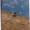 Don Thompson climbing the once 'Bolt Ladder' on Headstone Rock in 1978.