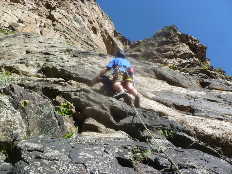 Rick leading the third pitch.