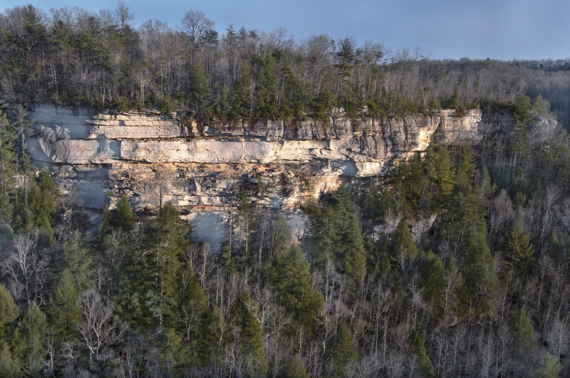 This is the same image that is in the Dixie Craggers Atlas.  The guide includes route topos and descriptions.