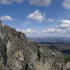 View north from hallway up the North Tower Ridge Route.