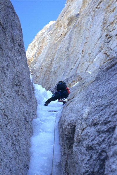 Greg exiting the Narrows