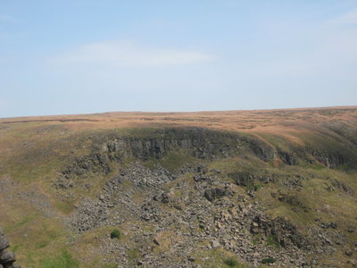 A view of Standing Stones from Ravenstones, across the valley.<br>
(photo by Phil Ashton)