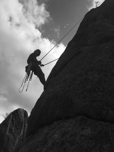 Rappelling off of waves