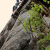 Climbin' at Cascade Crag.