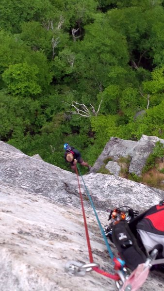 The rappel with doubles