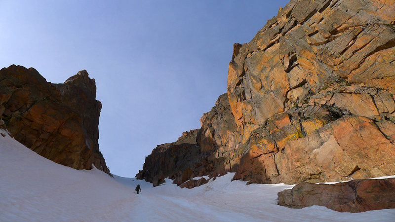 Beautiful, friendly couloir.