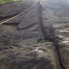 Kieth cruising through the crux