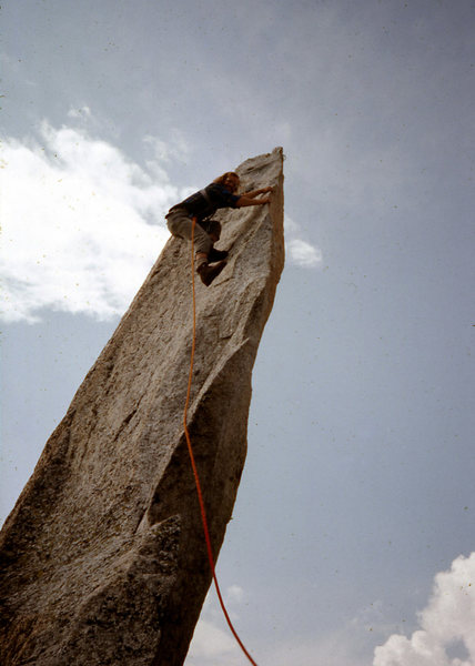 Summit of Salbitjen after a two day climb of the west ridge, mid ‘70s.