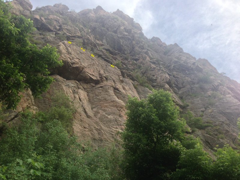 Left side of The Canal Zone from the approach trail.