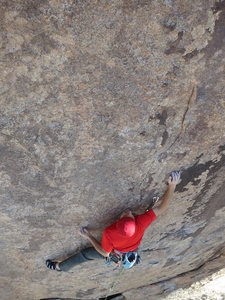 Sustained, brilliant face climbing on "Game of Drones - 12d".