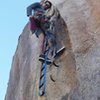 Eric working on one of the routes.<br>
<br>
photo by locker