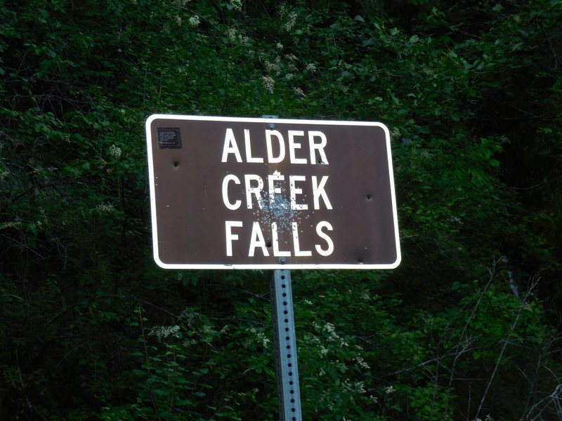 Alder Creek Falls...mile 2.4