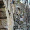 Handful of fun boulder problems along the trail at the Gunks. [Natalie Duran]