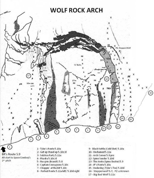 Arch Topo. drawing by Tyler.