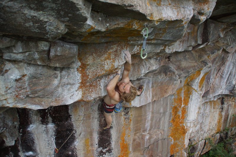 Techy, steep climbing at Secret Lake