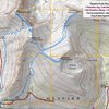 Topo Map of the Quadra-Fecta Route. Glacier National Park. Four(4) Mountains/One(1)Day: Piegan, Cataract, Pollock & Bishops Cap., 9.5 miles, 10,304 feet total elevation change. 