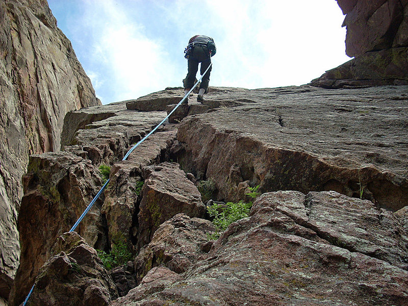 Steve Nelson rapping the route.