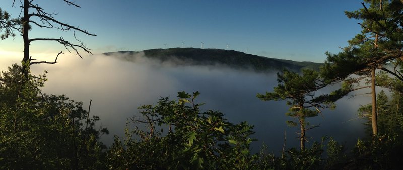 Early morning view from above orange crush :)