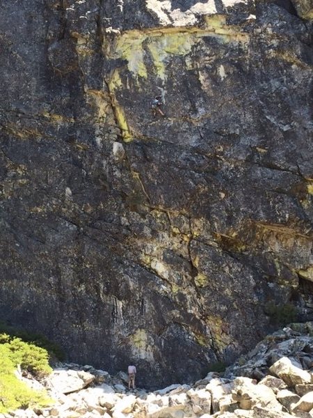 chris on vision quest .11c/d, the cove, bowman, ca.