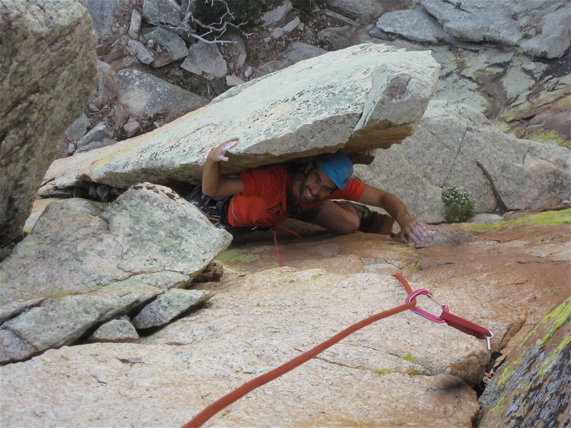 Aleix on OM at the Reef of Rocks.