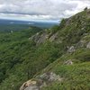 Looking across at the left side of the cliff.