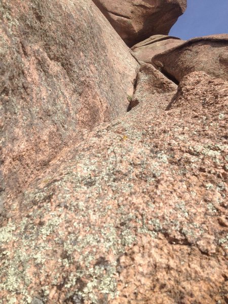 The upper part of the 1st pitch.