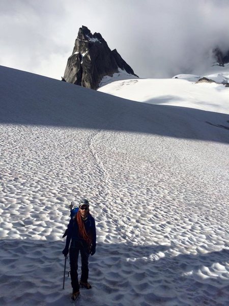 Hike to Pigeon Spire (seen in background)