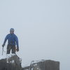 Summit of Gannet in winter conditions in July!