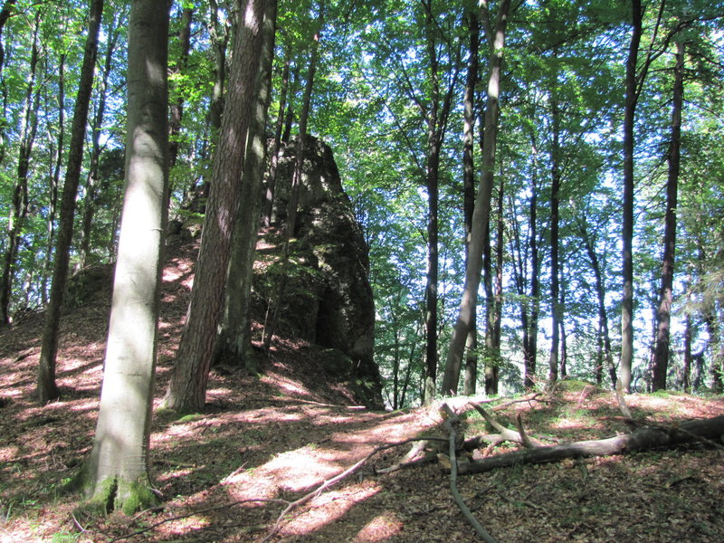 The Vordere Wand as seen from the trail. Obviously, the routes are on the other side.