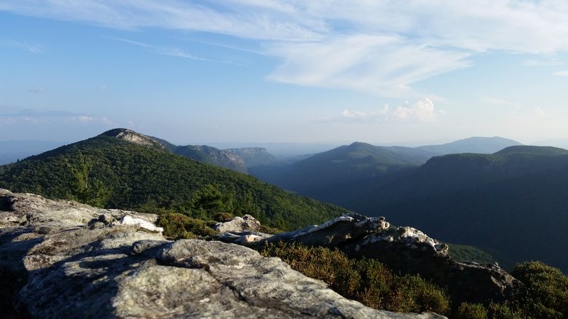 Looking south from the top.