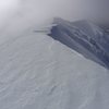 Summit with the Dangerous Cornice, taken during winter ascent