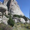 Castle Rock, as seen from the Southwest.