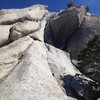 Looking up the last pitch of schoolroom