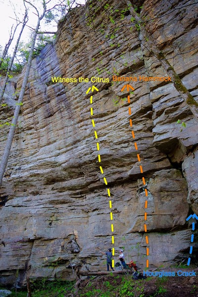 Rock Climbing in Fruit Wall, Red River Gorge
