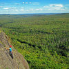 Kendra on the 2nd pitch of "The Stritch Route" during the FA