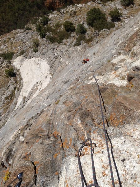 View from top of third pitch