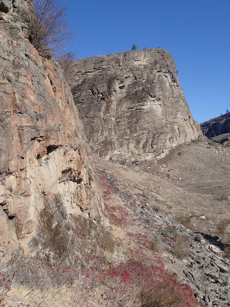 South Buttress from the south end of the FZ Wall