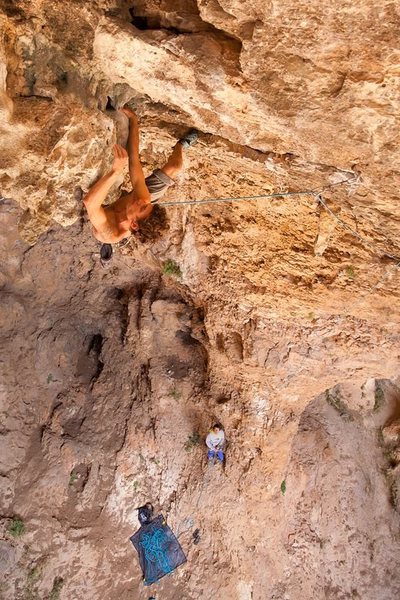 Cueva de los Cazadores, Unnamed route, 7b+