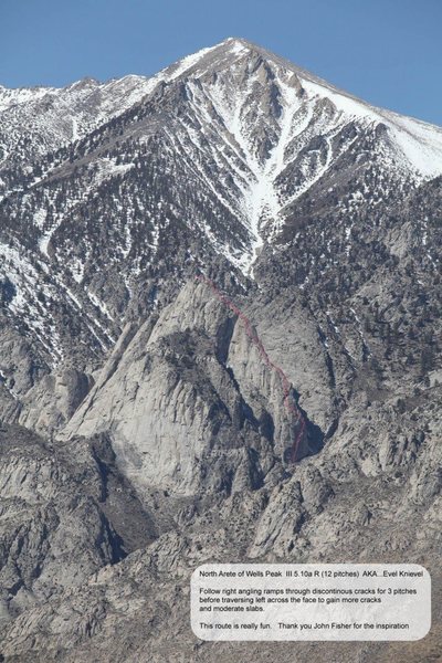 Direct North Ridge of Wells Peak