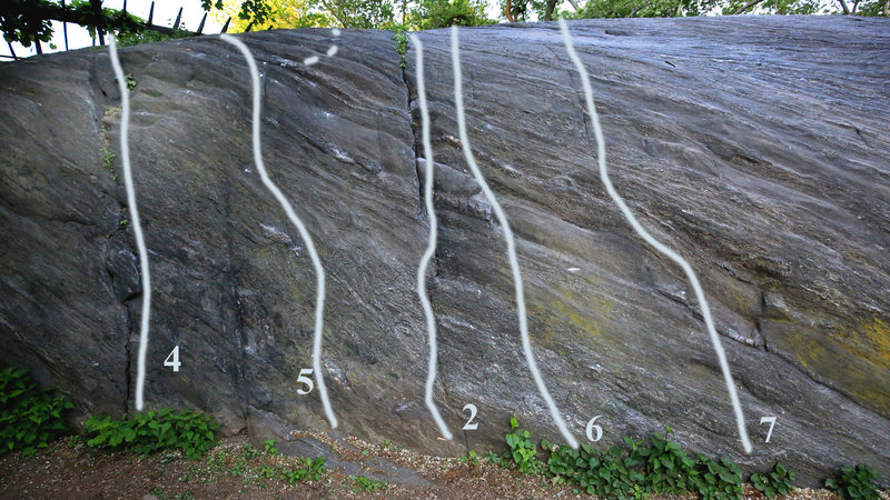 Updated Chess Rock sections.  Wonderful moderate vertical problems that few people climb.