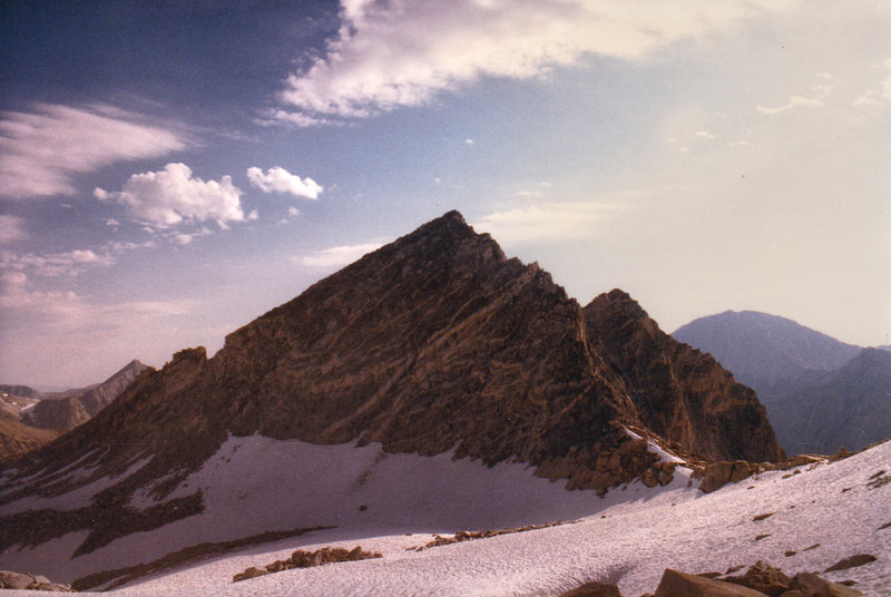 Treasure Peal seen from the Abbot Glacier.