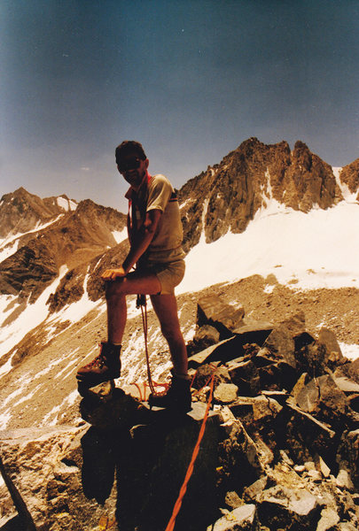 On the summit of Treasure Peak.