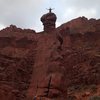 Standing on top of some tower near Stolen Chimney