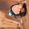 A from above shot of J. Weingast at the funky pod leading Willy's Hand Jive. Such a phenomenal route.