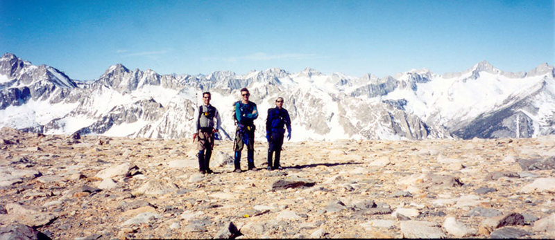 Summit plateau of Mount Gould.