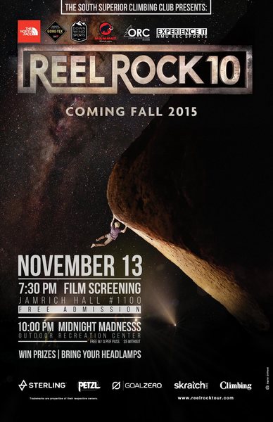 REEL ROCK 10 hosted at Northern Michigan University